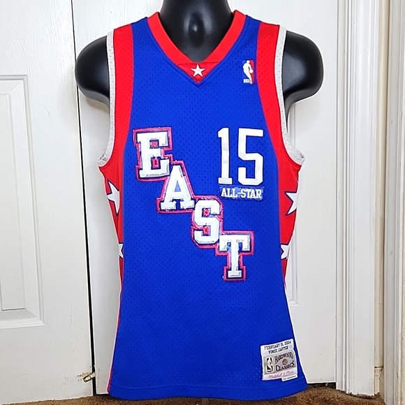 Mitchell & Ness Vince Carter Royal Eastern Conference 2004 All-Star Hardwood Classics Swingman Jersey Size: Large